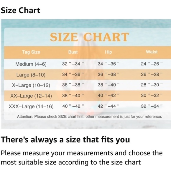 Nwot Two Piece Tankini Built in Bra Floral Waist Tie Swimsuit Bikini - Picture 15 of 16